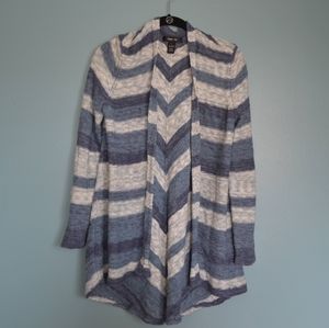 Blue Chevron Cardigan